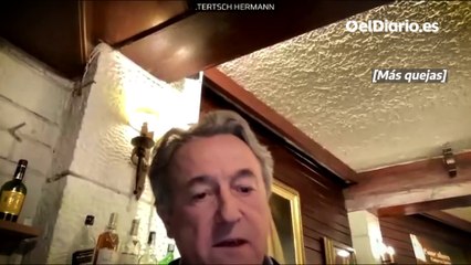 Hermann Terstch interviene en el Parlamento Europeo desde un restaurante