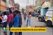 Barranca: capturan a delincuentes que arrebataron S/20 mil a contratista agricultor