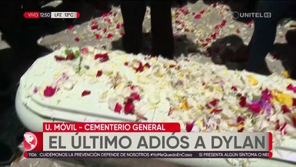 Cientos de personas llegaron hasta el cementerio general para despedir a Dylan