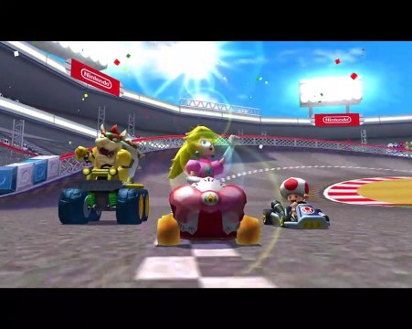 Nintendo 3DS, Mario Kart 7, 50cc Banana Cup, Peach Gameplay