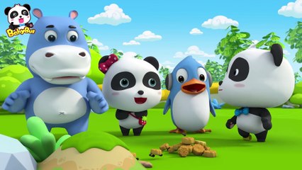 Who Stole Baby Panda's Moon Cake | Baby Panda's Magic Bow Tie | Magical Chinese Characters | BabyBus
