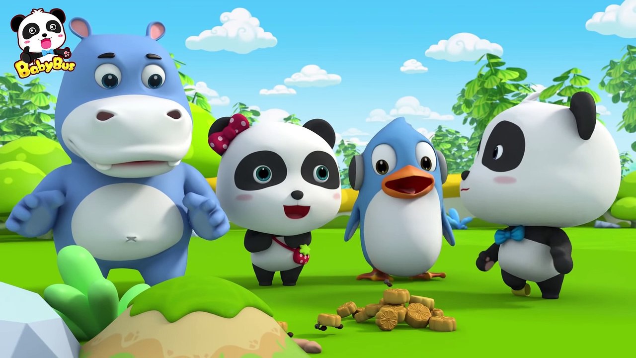 Who Stole Baby Panda's Moon Cake | Baby Panda's Magic Bow Tie | Magical Chinese Characters | BabyBus