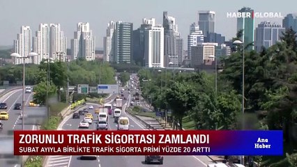 Zorunlu trafik sigortası zamlandı,