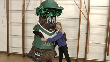 New mascot unveiled for Ashford United designed by 11 year old school girl