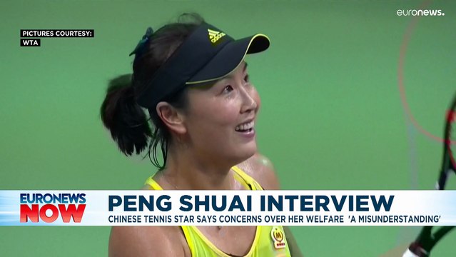 Chinese tennis star Peng Shuai says sex assault allegation was 'enormous misunderstanding'