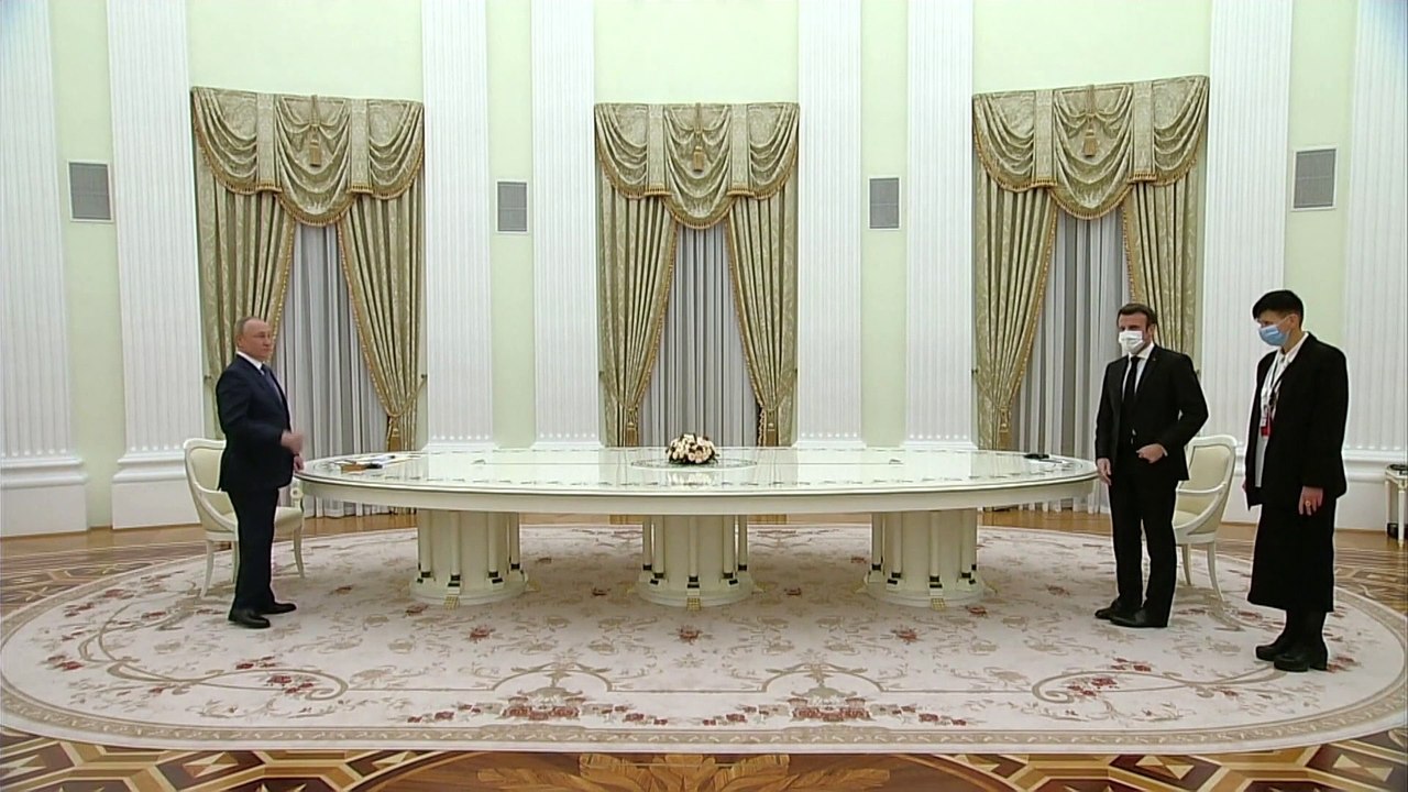 Putin empfängt Macron: „Gemeinsame Sorgen“