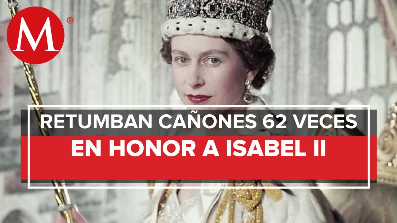 Disparan salvas de cañón en honor a Isabel II, reina desde hace 70 años