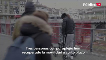 La estimulación eléctrica personalizada devuelve la movilidad a tres personas con paraplejia