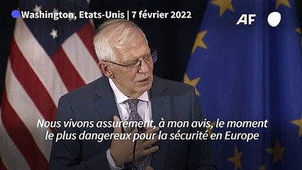 Sécurité: l'Europe vit le "moment le plus dangereux" depuis la fin de la Guerre froide (Borrell)