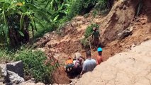 In Madagascar, roads are damaged and cities ravaged after the passage of cyclone Bastsirai
