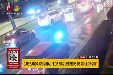 Surco: capturan a banda de raqueteros con amplio prontuario delictivo