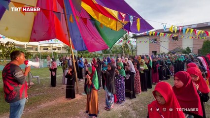 Filipinli yetim çocuklardan Erdoğan'a dua