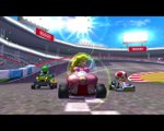 Nintendo 3DS, Mario Kart 7, 50cc Flower Cup, Peach Gameplay