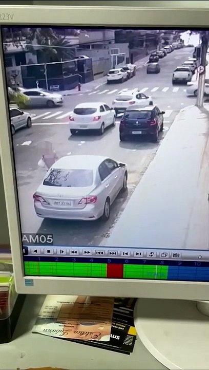 Idosa é agredida