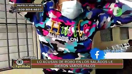 Le dan su palde palos acusado de robo