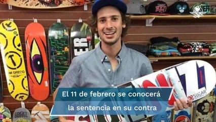 Declaran culpable al skater Mario Sáenz por feminicidio de Victoria Salas