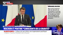 Emmanuel Macron après sa rencontre avec Vladimir Poutine: 