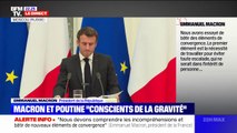 Russie: Emmanuel Macron appelle à 