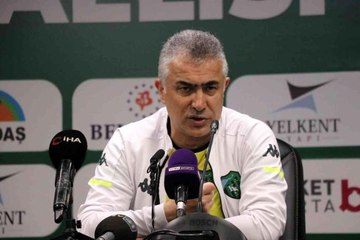 Kocaelispor-Boluspor maçının ardından