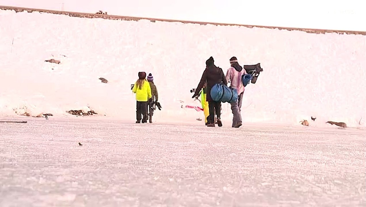 Beim Eislaufen ertrunken