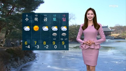 [굿모닝MBN 날씨]오늘부터 추위 풀려…전국 맑고 대기 건조