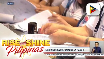 Nakolektang buwis ng BIR noong 2021, umabot sa P2.08-T