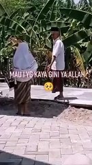 Samawa sampai tua romantis suami istri pergi ke masjid