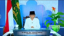 Pesan pimpinan MTA Al Ustadz Drs.Ahmad Sukino