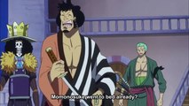 One Piece Funny Scene - Sanji, Brook And Kinemon Are Envious Of Momonosuke [ENG SUB] HD