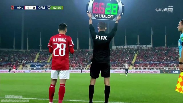 الشوط الثاني مباراة الاهلي المصري و مونتيري 1-0 ربع نهائي كاس العالم للاندية 2022