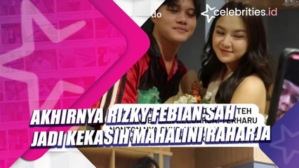 Akhirnya Rizky Febian Sah jadi Kekasih Mahalini Raharja
