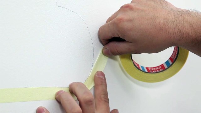 Les Tutos Maison & Travaux - Comment peindre une zone en courbe ?