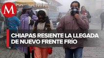 Frente frio causa daños a viviendas en Chiapas