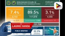 Bilang ng total active cases sa Davao region, mas mababa na sa 10-K kahapon