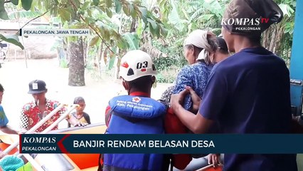 Banjir Rendam Belasan Desa di Pekalongan
