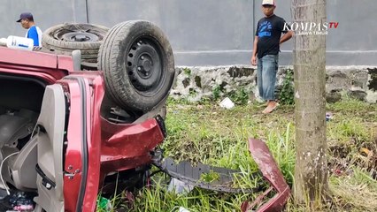 Mobil Tertabrak Kereta di Kediri, Empat Orang Luka Berat