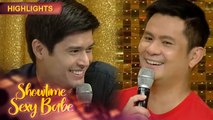 Ogie Alcasid pretends to be flattered when JC De Vera winks at him | It's Showtime Sexy Babe