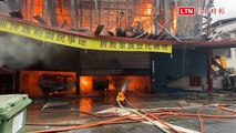 泰山家具工廠燃燒150坪 幸尚未開工無人傷亡
