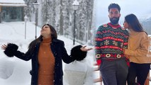 Mouni Roy Suraj Nambiar का Romantic Honeymoon, Kashmir की ठंडी वादियो में Photo Shoot | Boldsky