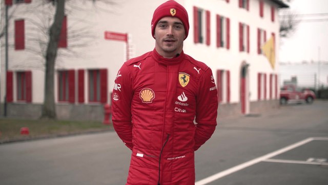 Test at Fiorano 2022 - Carlos Sainz and Charles Leclerc