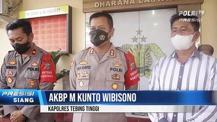 Polres Tebing Tinggi Tangkap Robot Pengedar Ekstasi-