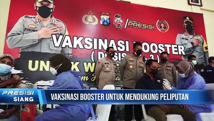 Sambut Hari Pers Nasional, Polresta Sidoarjo Gelar Vaksinasi Booster untuk Wartawan