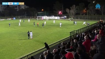 N2 | Fréjus St-Raphaël – OM (1-1) : Le but de Giovani Versini