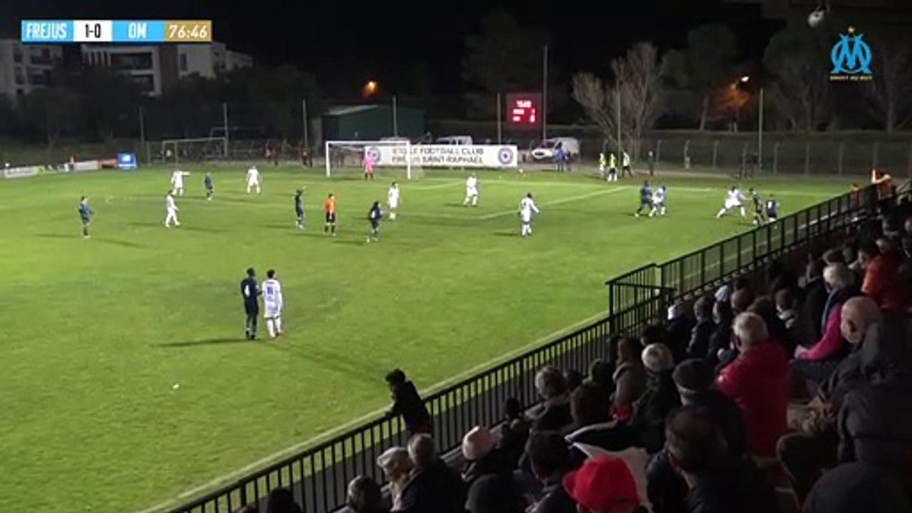 N2 | Fréjus St-Raphaël – OM (1-1) : Le but de Giovani Versini