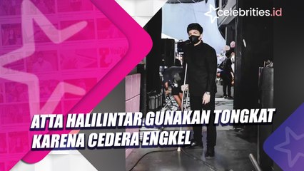 Atta Halilintar Gunakan Tongkat Karena Cedera Engkel