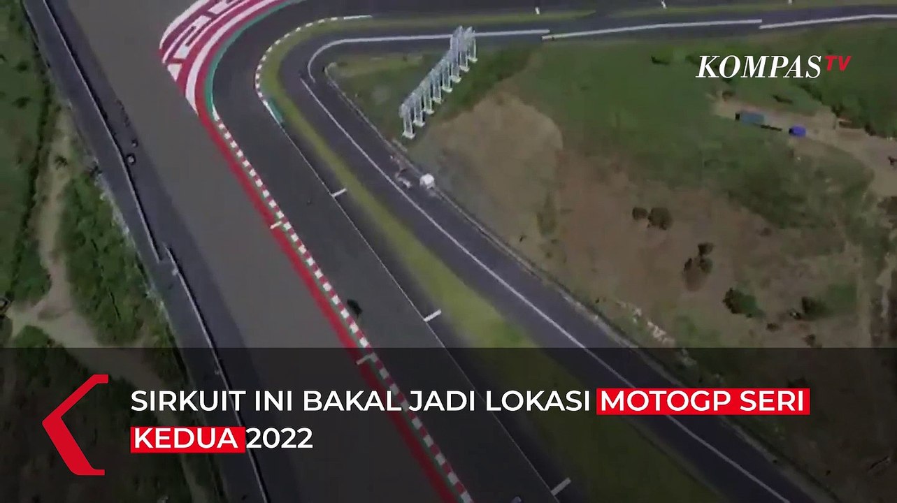Gambar Udara Sirkuit Mandalika Jelang Tes Pramusim MotoGP 2022