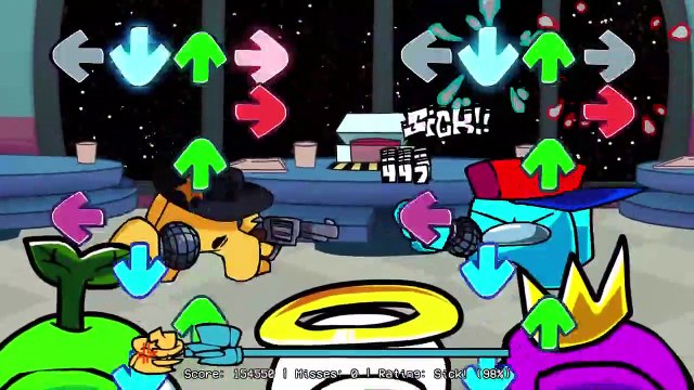 Friday Night Funkin_ VS Yellow Impostor, Sheriff Showdown FULL WEEK 1 + Cutscenes (FNF Mod_Among US)