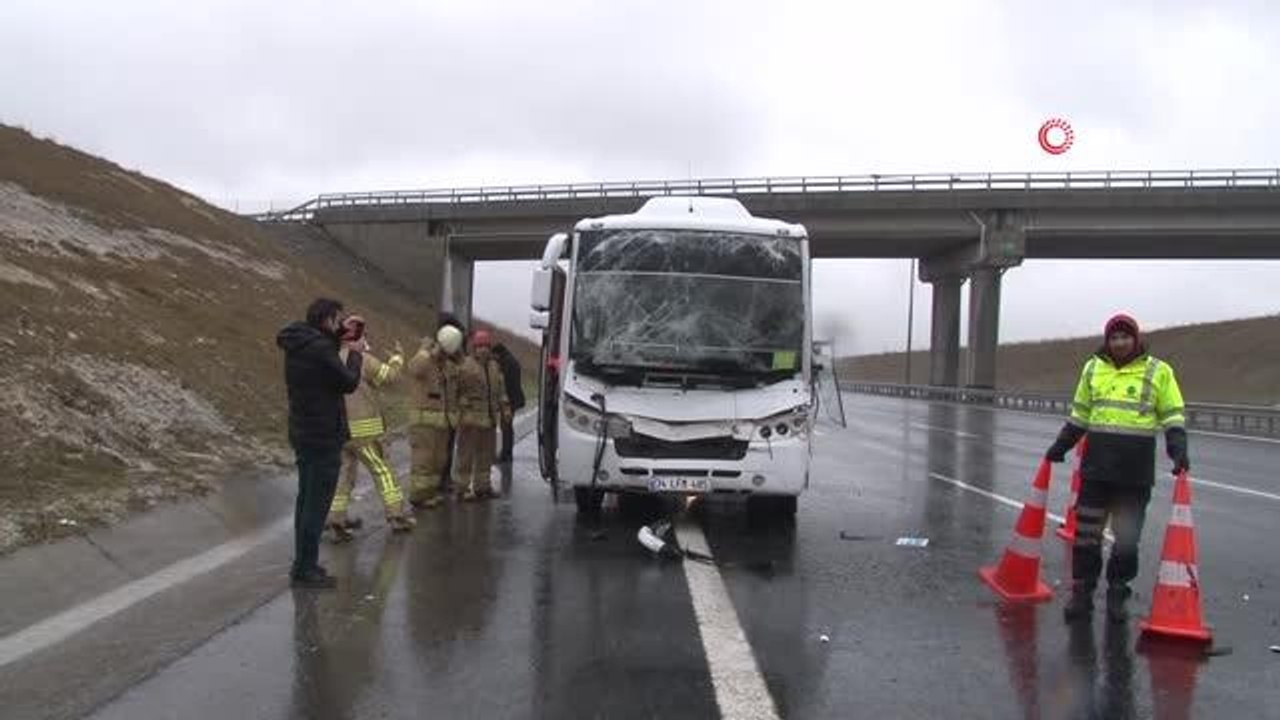 Son dakika haber... Uyuyan sürücü kazaya neden oldu