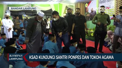 KSAD Jenderal Dudung Kunjungi Santri dan Tokoh Agama