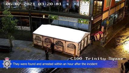 A man was repeatedly punched, kicked and dragged during savage robbery